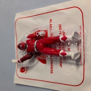 Mc Donald's 40th Anniversary Surprise Meal Toy 14 From 1995 Red Power Ranger